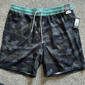 Salty Crew Cabin Cruiser Board Short - Black Camo